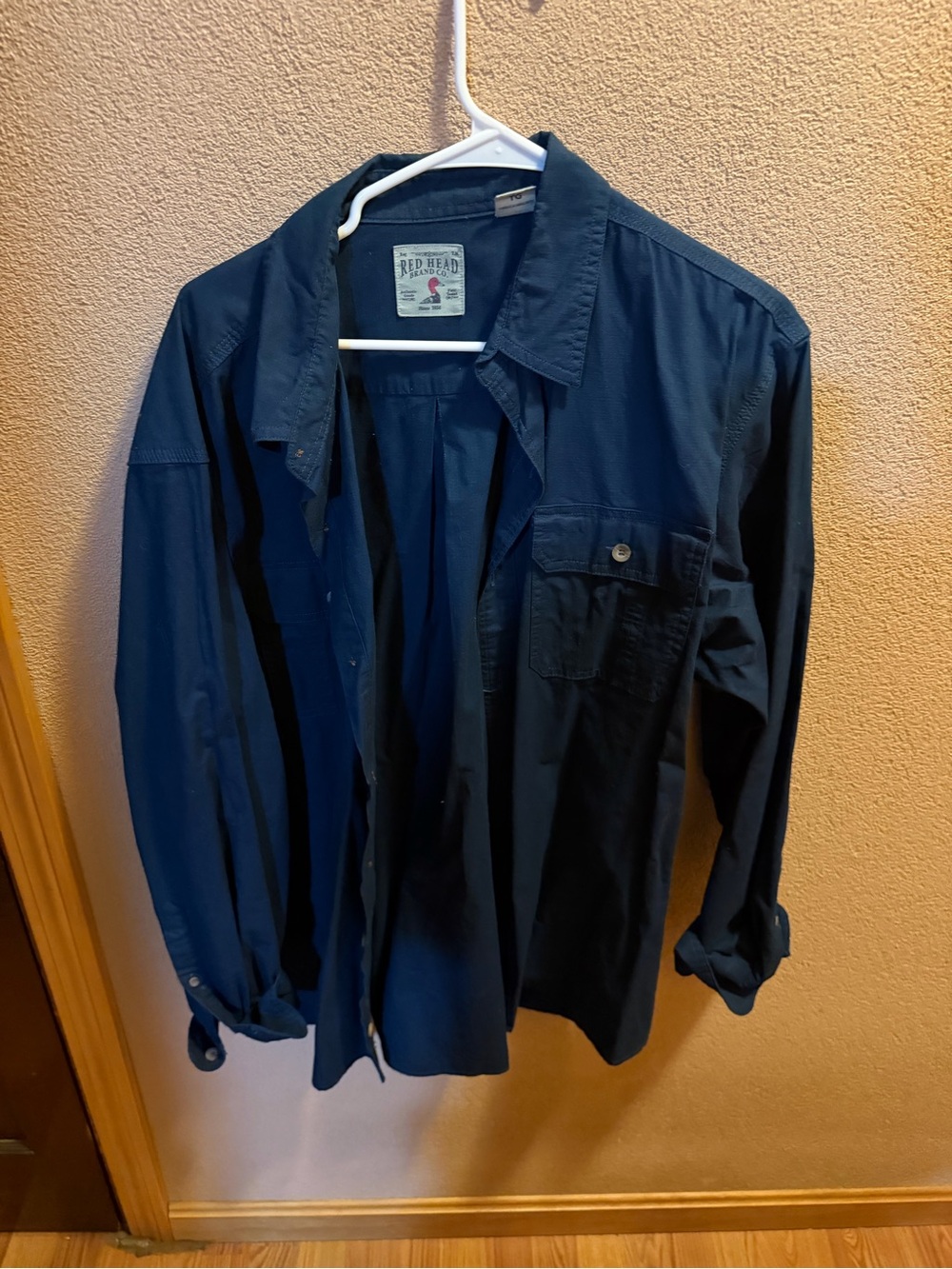 RedHead Men's Dark Navy Lightweight Shirt Jacket